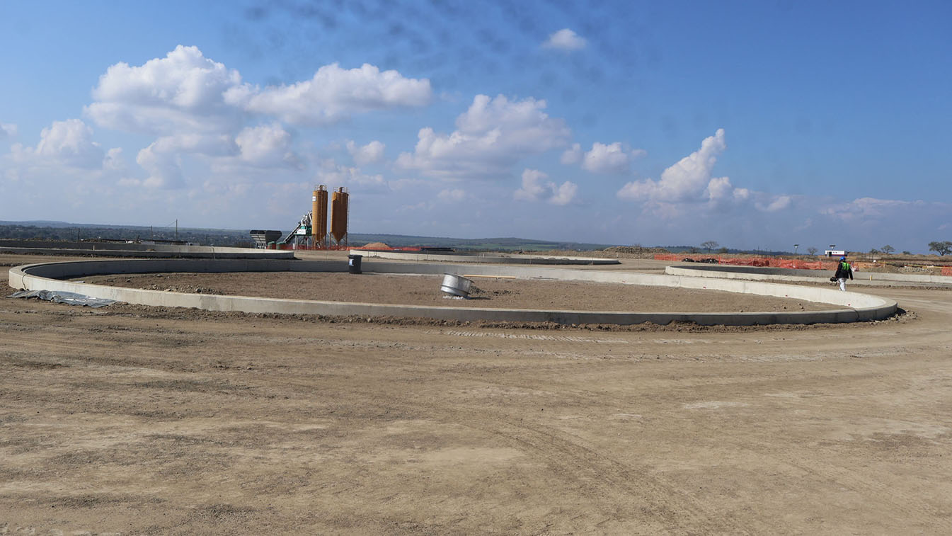 Construction works at the Strategic Oil Reserve Facility. (Pic: Ntombi Mhlongo)
